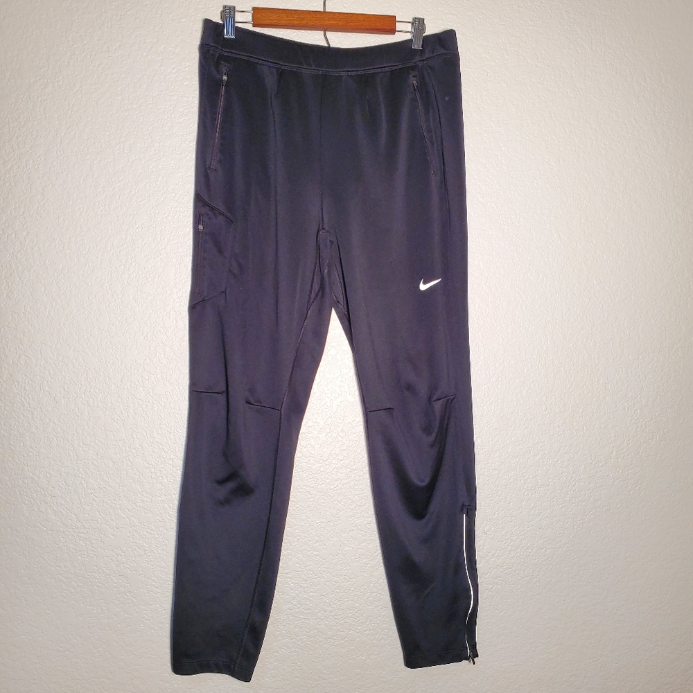 Mens Large Black Nike Running Pants